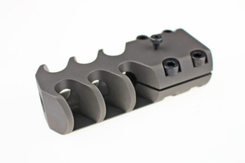 Muzzle brake analog ROEDALE on the collet TITANIUM.